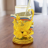Подстаканник ручной работы "Герб РФ"