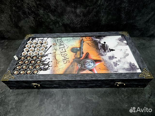 Премиальные нарды «День Победы» купить с доставкой Премиальные нарды «День Победы»